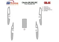 Chrysler 300 2005-2007 Vnútorné kľučky dverí Súprava obloženia palubnej dosky BD - 2 Chrysler 300 2005-2007 Vnútorné kľučky dverí Súprava obloženia palubnej dosky BD - 2