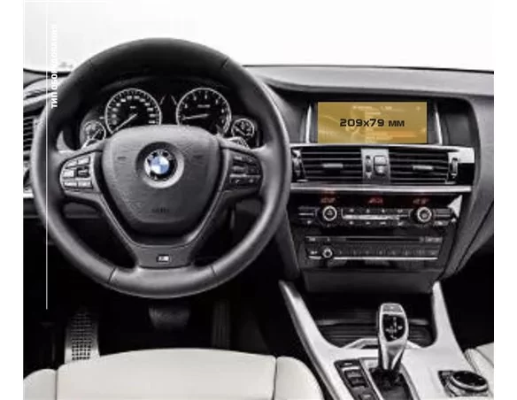BMW X4 (F26) 2014 - 2018 Multimediálny 8,8" chránič obrazovky ExtraShield - 1