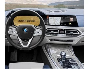 BMW X6 (G06) 2019 - Súčasný digitálny rýchlomer (bez senzora) 12,3" ExtraShield Screen Protector - 1