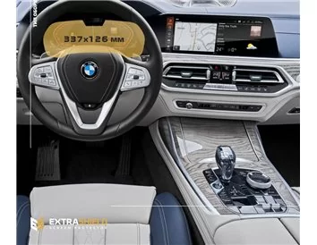 BMW X6 (G06) 2019 - Súčasný digitálny rýchlomer (so snímačom) 12,3" ExtraShield Screen Protector - 1