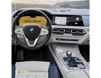 BMW X7 (G07) 2018 - Súčasný digitálny rýchlomer (so snímačom) 12,3" ExtraShield Screen Protector - 1