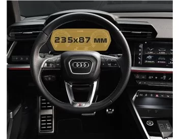 Audi A3 (8Y) 2020 -Prezent. Digitálny rýchlomer Audi virtual cockpit 10,25" ExtraShield Screen Protector - 1