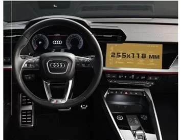 Audi A3 (8Y) 2020-Prezent. Multimediálna navigácia MMI plus 10,1" ochrana obrazovky ExtraShield - 1