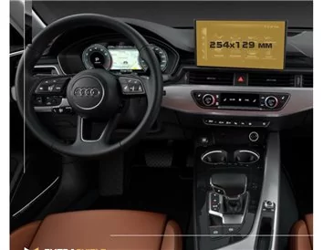 Audi A4 (B9) Predfacelift 2015 - 2020 Multimediálny MMI 8,3" ExtraShield ochranný kryt obrazovky - 1