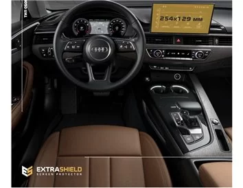 Audi A4 (B9) Facelift 2019 – súčasný multimediálny MMI 10,1" ExtraShield Screen Protector - 1