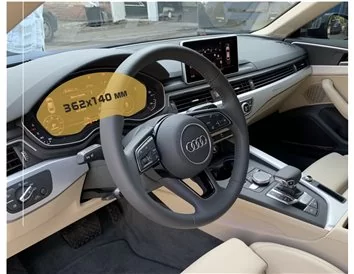 Audi A5 (F5) pred faceliftom 2016 - 2020 ExtraShield chránič obrazovky digitálneho rýchlomera - 1