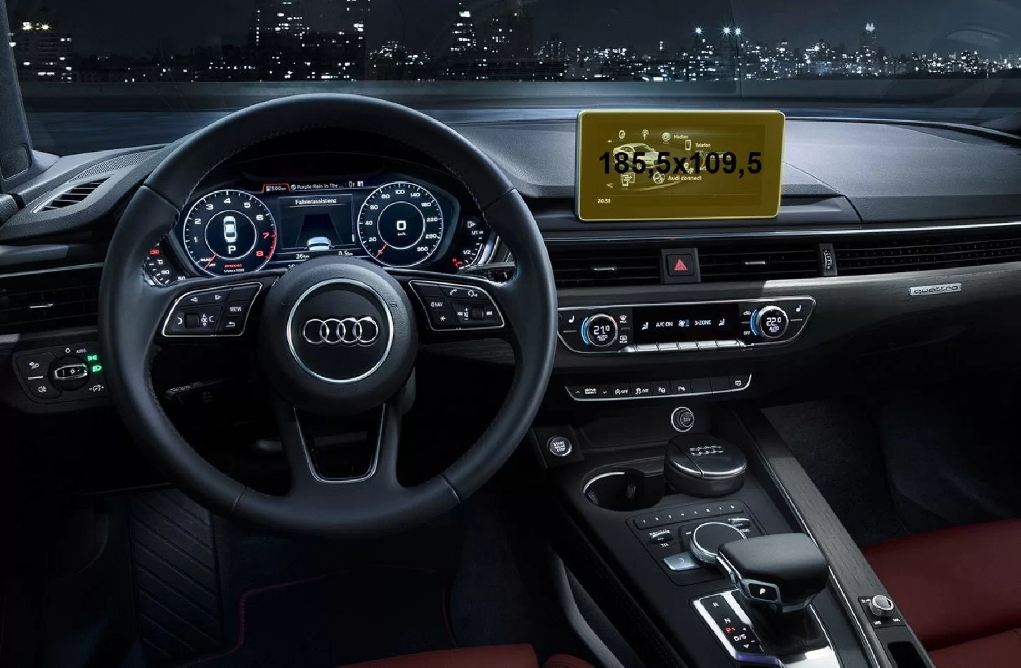 Audi A5 (F5) Pred faceliftom 2016 - 2020 Multimediálny MMI 7" ExtraShield ochranný kryt obrazovky - 1