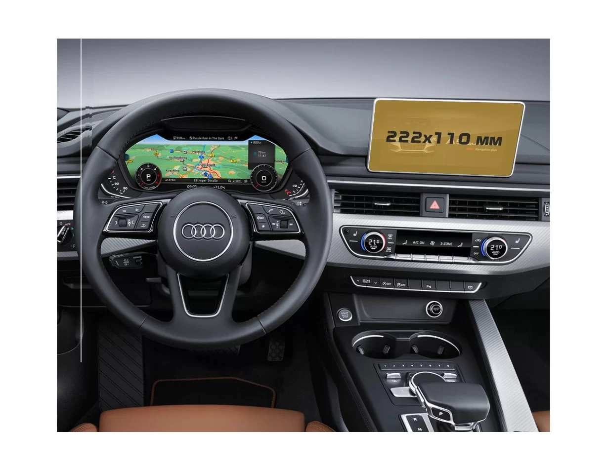 Audi A5 (F5) Pred faceliftom 2016 - 2020 Multimediálny 8,3" chránič obrazovky ExtraShield - 1