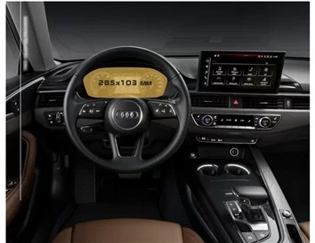 Audi A5 (F5) Facelift 2019 - Súčasný digitálny rýchlomer Audi Virtual Cockpit 12,3" ExtraShield Screen Protector - 1