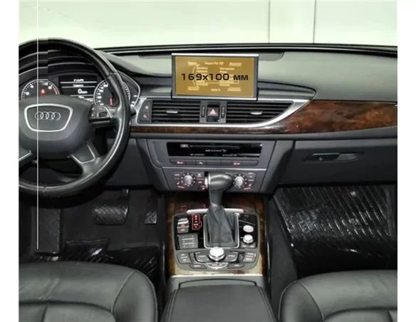 Audi A6 (x7) 2014 - 2018 Multimedia MMI 8" ExtraShield Screen Protector - 1