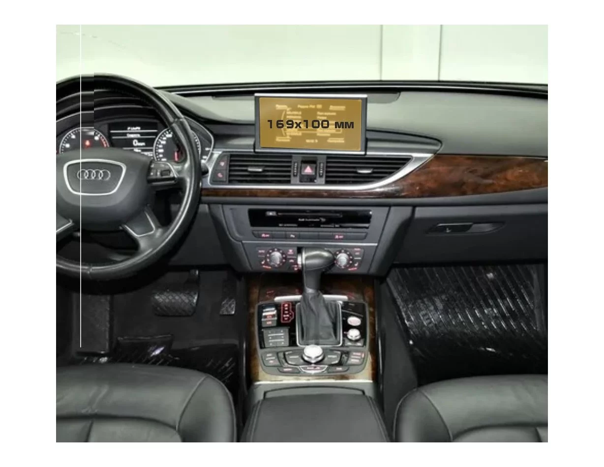 Audi A6 (x7) 2014 - 2018 Multimedia MMI 8" ExtraShield Screen Protector - 1