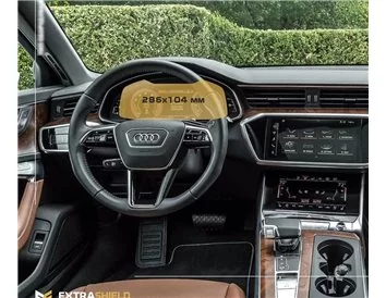 Audi A6 (x8) 2018 - Súčasný digitálny rýchlomer Audi Virtual Cockpit 12,3" ExtraShield Screen Protector - 1