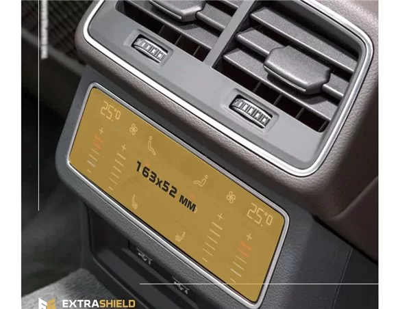 Audi A6 (?8) 2018 – súčasná ochrana zadnej klimatizácie ExtraShield Screen Protector - 1