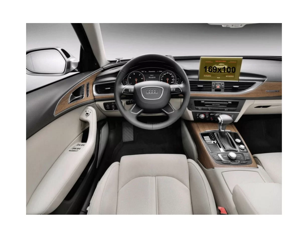 Audi A7 I (4G) 2014 - 2018 Multimedia MMI 8" ExtraShield Screen Protector - 1