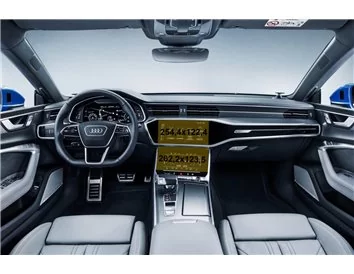 Audi A7 II (4K) 2017 – súčasné multimédiá + ochrana klimatizácie 10,2-8,6" ExtraShield - 1