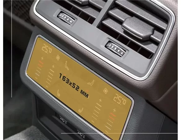 Audi A7 II (4K) 2017 - súčasná ochrana zadnej klimatizácie ExtraShield Screen Protector - 1