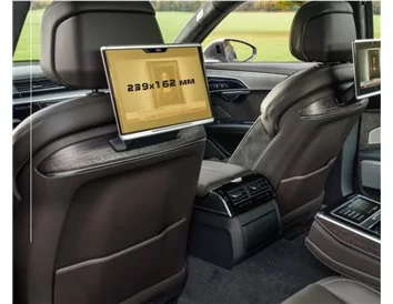 Audi A8 (D5) 2017 - Súčasné monitory cestujúcich (2ks,) 12,5" ExtraShield Screen Protector - 1