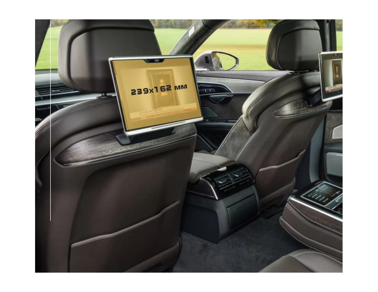 Audi A8 (D5) 2017 - Súčasné monitory cestujúcich (2ks,) 12,5" ExtraShield Screen Protector - 1