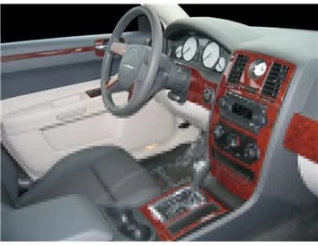 Chrysler 300 2005-2007 Kompletná sada, Bez systému NAVI Interiér BD Dash Trim Kit - 1