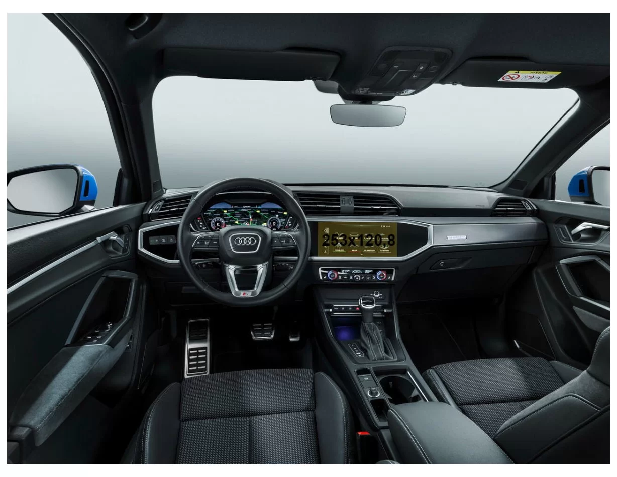 Audi Q3 II (F3) 2018 - Súčasná ochrana obrazovky MMI 8,8" ExtraShield - 1