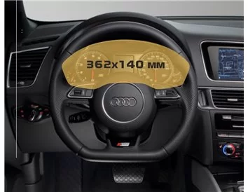 Audi Q5 II (FY) Pred faceliftom 2016 - 2019 ExtraShield chránič obrazovky digitálneho rýchlomera - 1