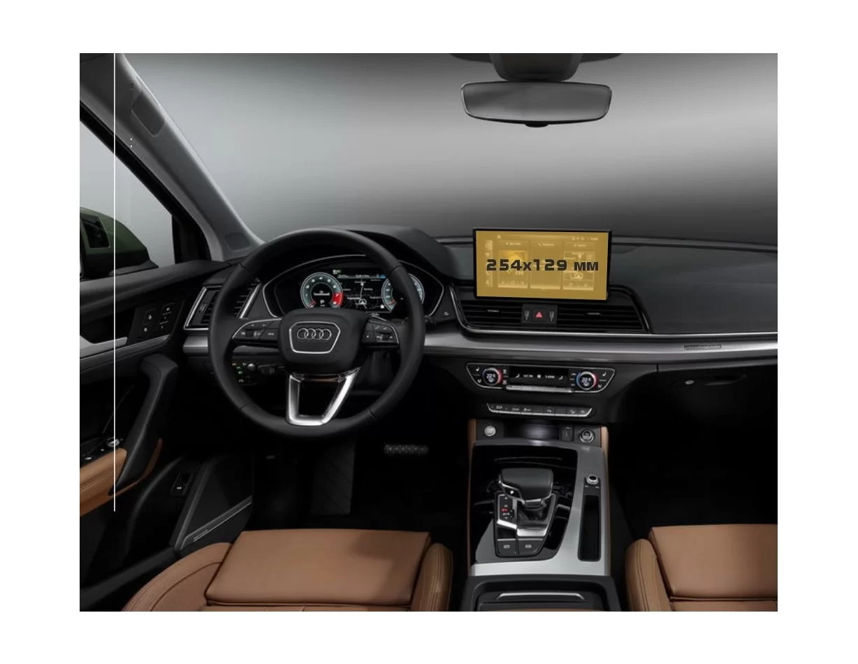 Audi Q5 II (FY) 2021 2020 - Súčasná ochrana obrazovky MMI 8,3" ExtraShield - 1