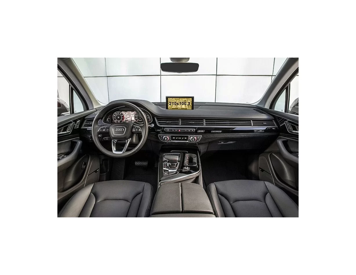 Audi Q7 II (4M) Pred faceliftom 2016 - 2019 Multimediálny 7" chránič obrazovky ExtraShield - 1