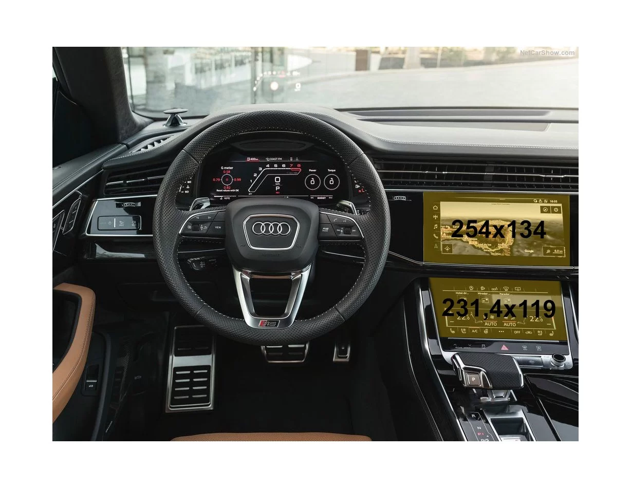 Audi Q8 (4MN) 2018 – súčasné multimédiá + ochrana klimatizácie 10,1-8,6" ExtraShield - 1