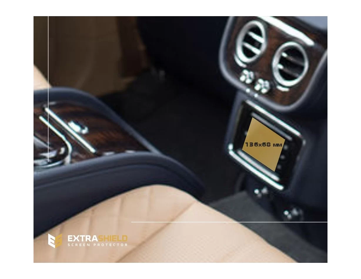 Bentley Bentayga 2020 - Súčasná ochrana zadnej klimatizácie ExtraShield Screen Protector - 1