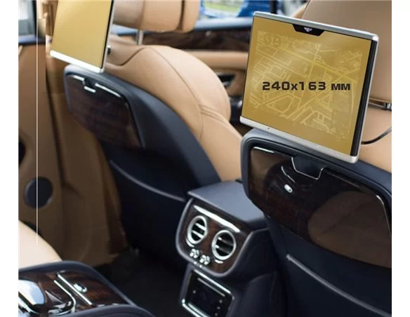 Bentley Bentayga 2016 - Súčasné monitory pre cestujúcich (2ks,) 12,5" ExtraShield Screen Protector - 1