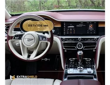 Bentley Flying Spur 2019 – súčasná ochrana obrazovky digitálneho rýchlomera ExtraShield - 1