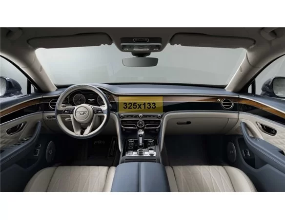 Bentley Flying Spur 2019 – darčekový multimediálny 12,3-palcový chránič obrazovky ExtraShield - 1