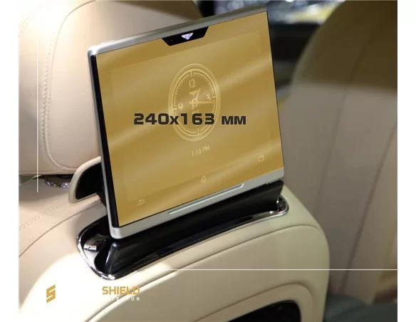 Bentley Mulsanne 2016 - Present Passenger Monitors (2ks,) 12,5" ExtraShield Screen Protector - 1