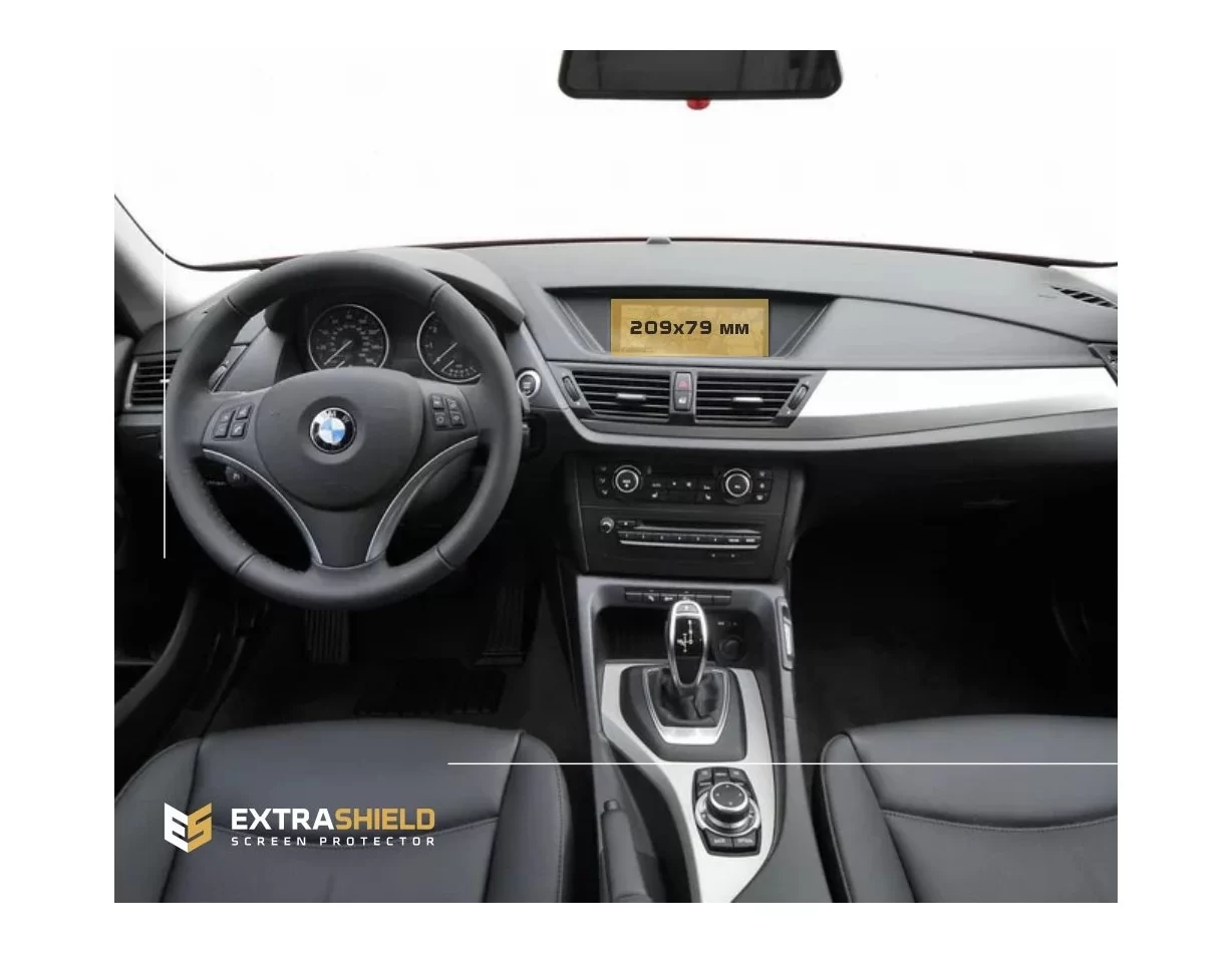BMW X1 (E84) 2009 - 2012 Multimediálny 8,8" chránič obrazovky ExtraShield - 1
