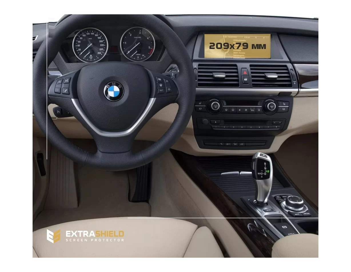 BMW X5 (E70) 2006 - 2010 Multimediálny 8,8" chránič obrazovky ExtraShield - 1