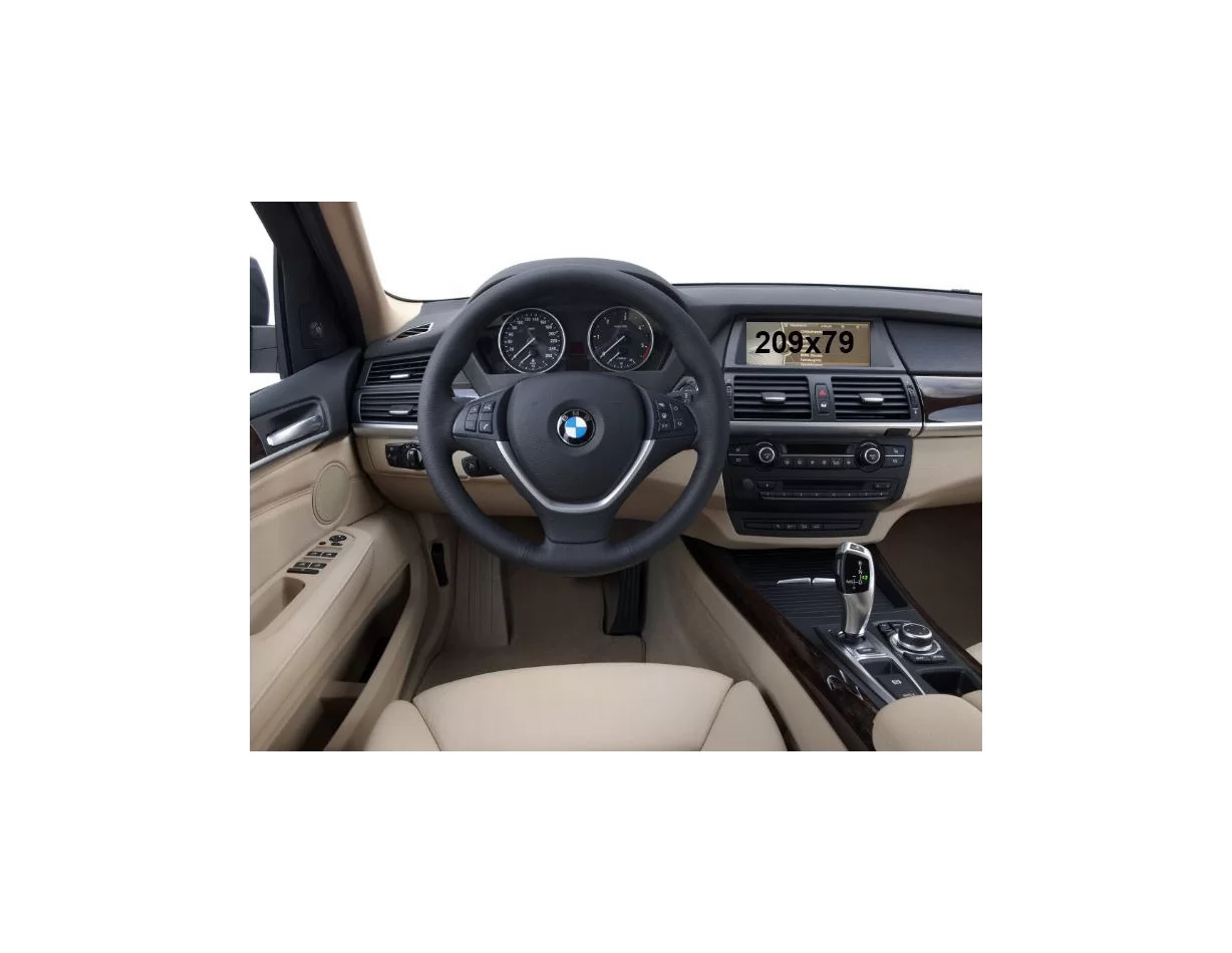 BMW X6 (E71) 2012 - 2014 Multimediálny chránič obrazovky NBT 8,8" ExtraShield - 1