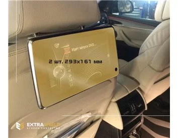 BMW X6 (G06) 2015 - Súčasné monitory cestujúcich (2ks,) 10,2" ExtraShield Screen Protector - 1