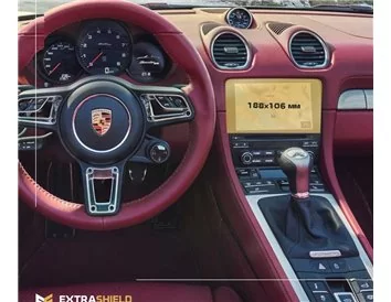 Porsche Boxster 2016 – súčasný multimediálny 7-palcový chránič obrazovky ExtraShield - 1