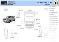 Chrysler Grand Voyager 2011-2016 Interiér WHZ Súprava obloženia palubnej dosky 18 dielov - 1