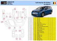 Súprava obloženia palubnej dosky Chrysler Voyager 2021 WHZ 18 dielov - 1
