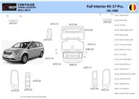 Chrysler Town Country 2011-2016 Interiér WHZ Súprava obloženia palubnej dosky 18 dielov - 1