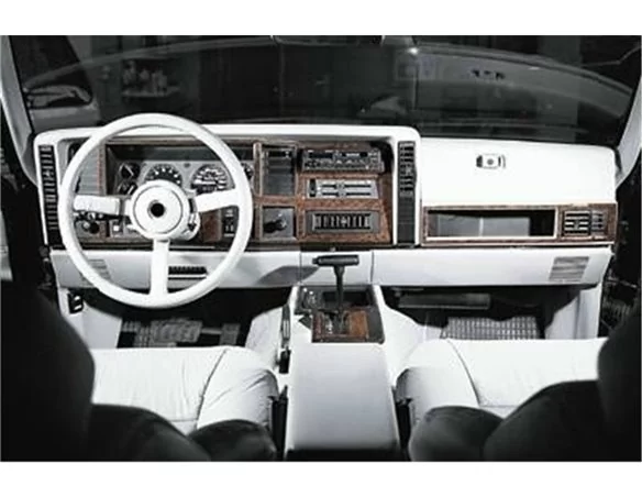 Chrysler Cherokee 03.84-03.97 3D súprava obloženia palubnej dosky interiéru 3-dielna súprava obloženia palubnej dosky - 1