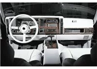 Chrysler Cherokee 03.84-03.97 3D súprava obloženia palubnej dosky interiéru 3-dielna súprava obloženia palubnej dosky - 1