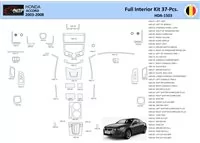Honda Accord 2003-2007 Interiér WHZ Súprava obloženia palubnej dosky 37 dielov - 1