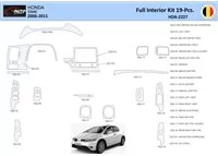 Honda Civic 2006-2011 Interiér WHZ Súprava obloženia palubnej dosky 19 dielov - 1