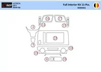 Honda CR-V 2016-2022 Súprava obloženia palubnej dosky interiéru WHZ 15 dielov - 1