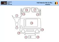 Honda CR-V 2016-2022 Súprava obloženia palubnej dosky interiéru WHZ 16 dielov - 1