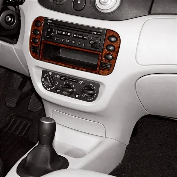 Citroen C2-C3 2002-2004 3D dekor palubnej dosky, 4 dielov