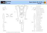 Hyundai i40 2011-2015 Interiér WHZ Súprava obloženia palubnej dosky 21 dielov - 1