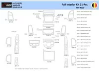 Hyundai Santa Fe 2010-2012 Interiér WHZ Súprava obloženia palubnej dosky 21 dielov - 1
